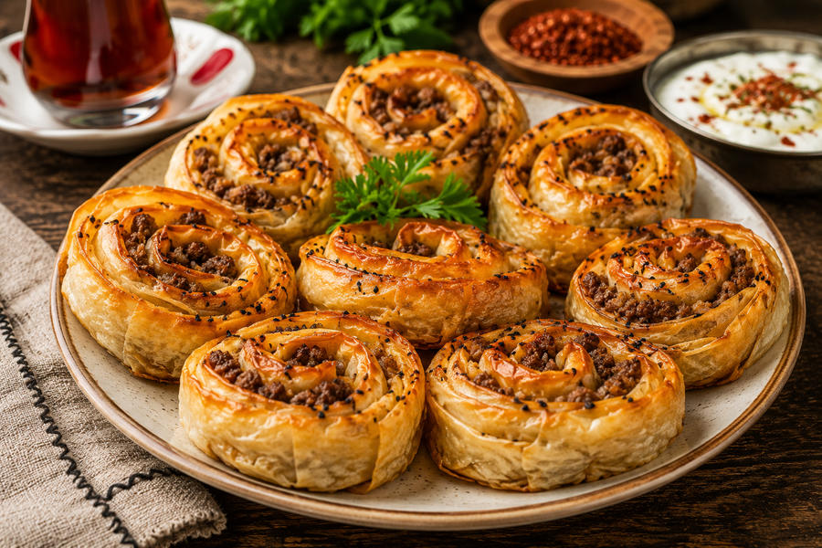 Gül Böreği (Kıymalı)